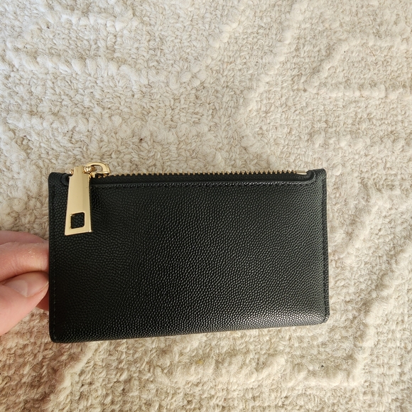 Women Wallet. Marc Jacobs Black Leather Card Holder/Flat Wallet - Picture 7 of 9